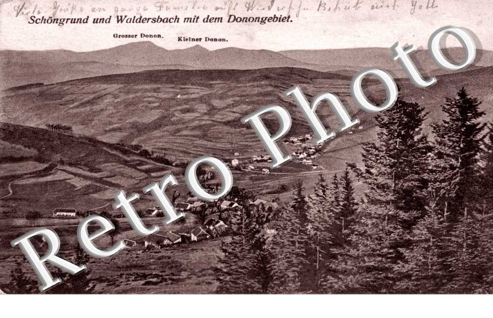 Schongrund und Waldersbach mit dem Donongebiet