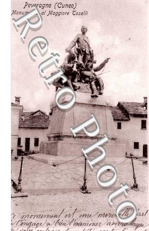 Peveragno - Monumento  al Maggiore Toselli