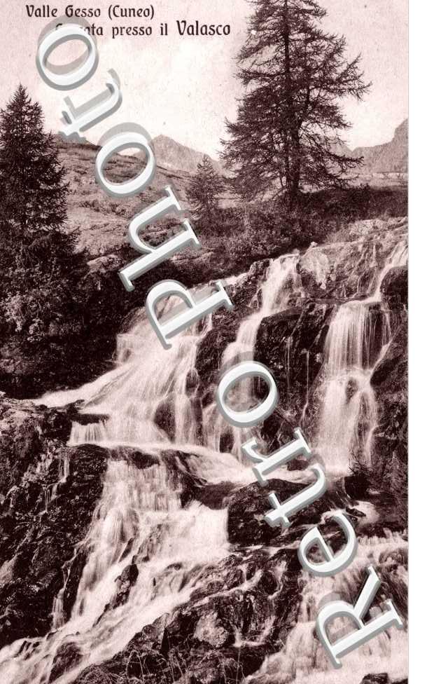Valle Gesso - Cascata presso il Valasco