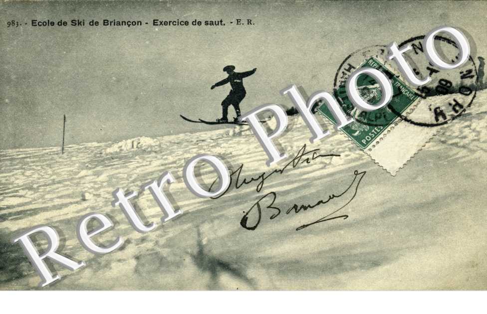Ecole de ski de Briancon - Exercice de saut