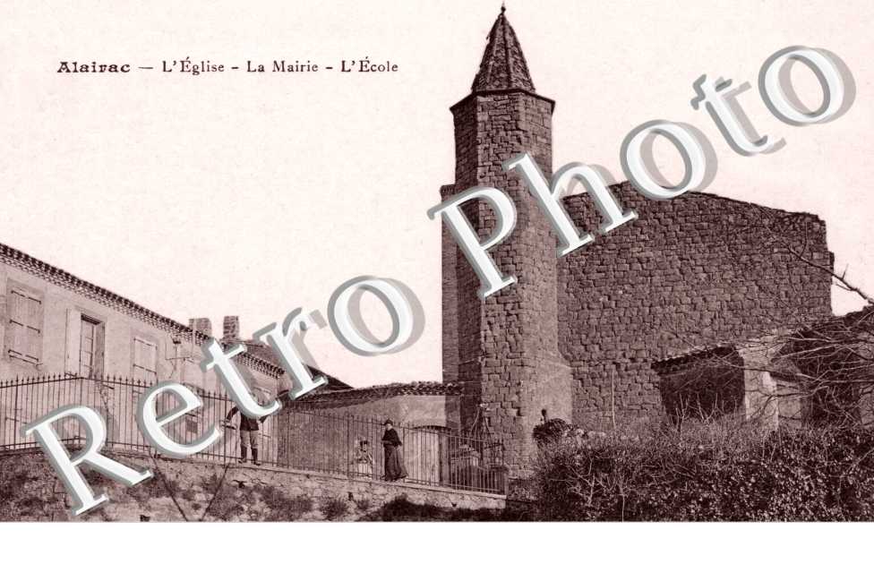 L&#039;eglise La mairie L&#039;ecole