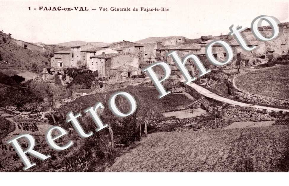 vue generale de Fajac-le-Bas