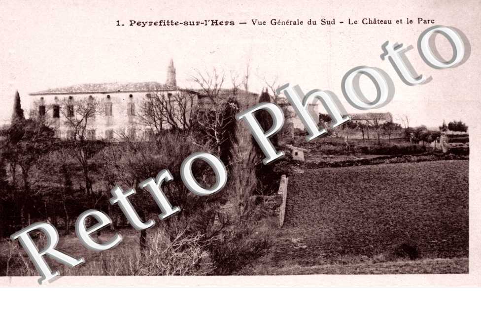 vue generale du sud Le chateau et le parc