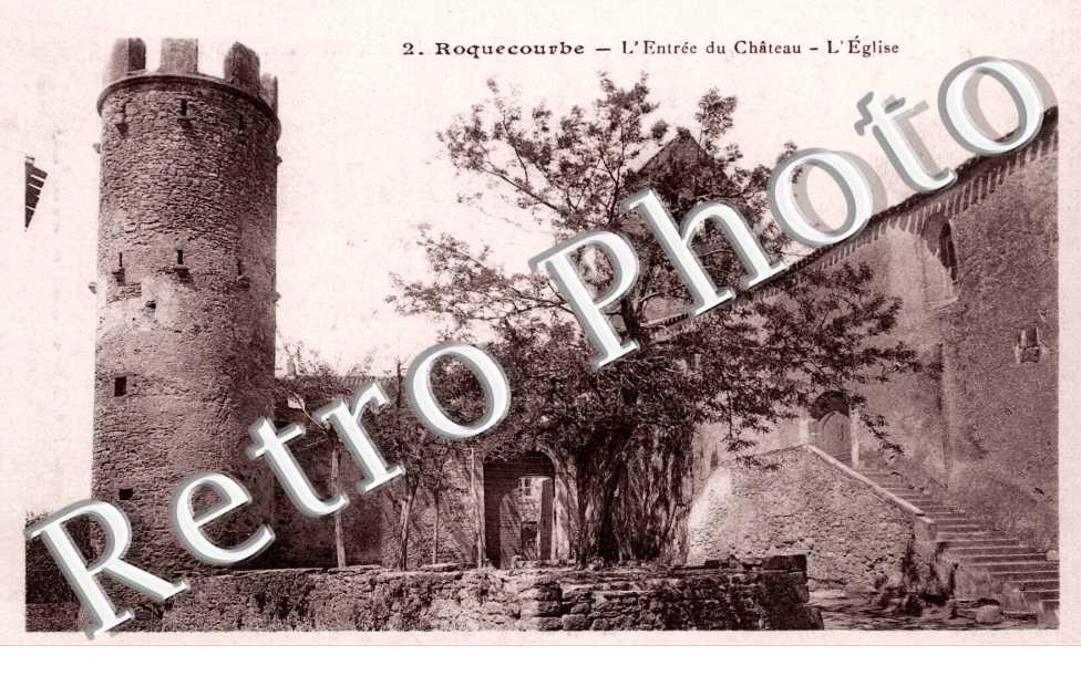 l&#039;entree du chateau l&#039;eglise