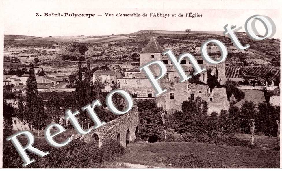 vue d&#039;ensemble de l&#039;abbaye et de l&#039;eglise