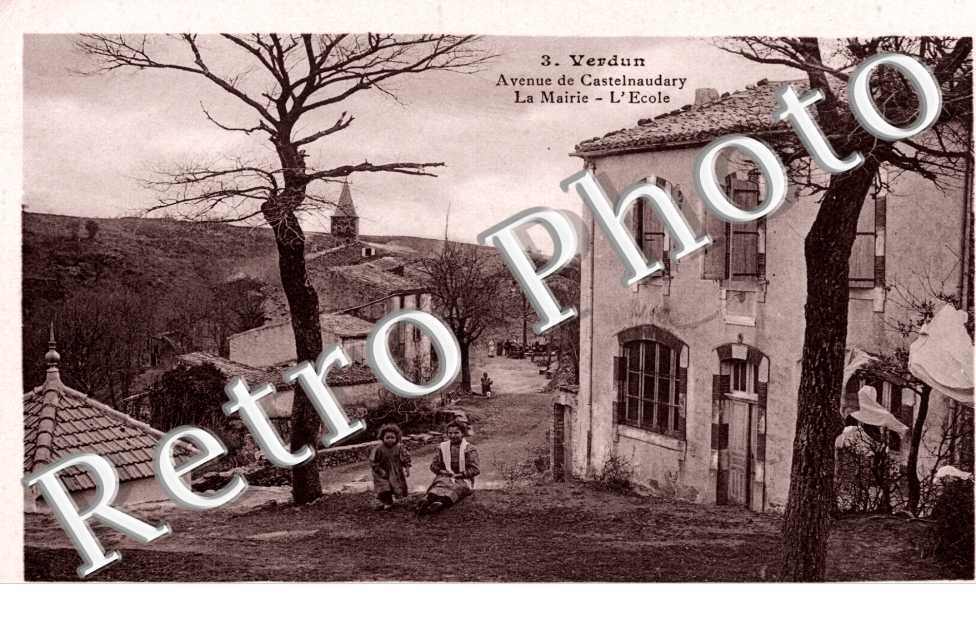 avenue de Castelnaudary La mairie l&#039;ecole