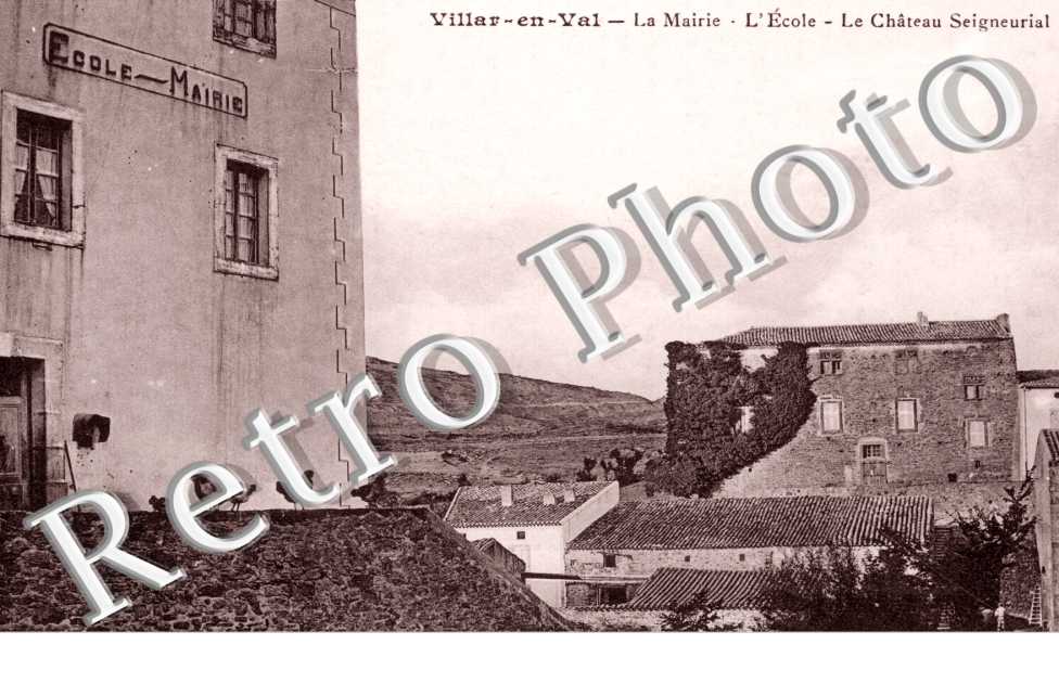 la mairie l&#039;ecole le chateau Seigneurial