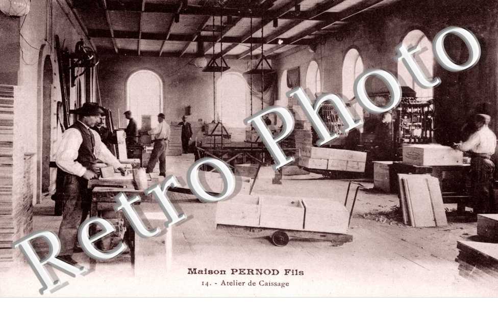 Maison Pernod Fils - atelier de caissage