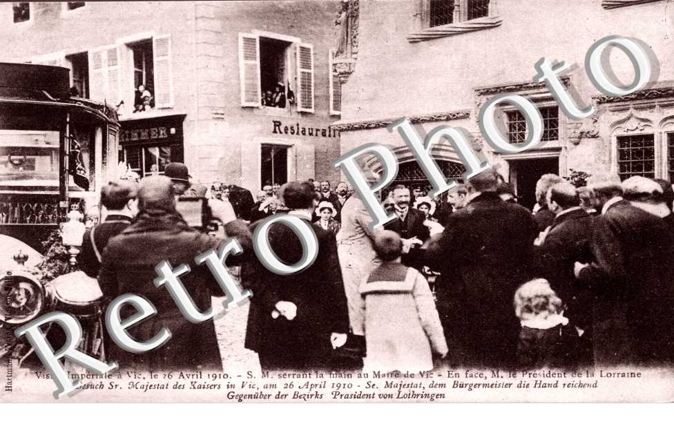 Visite Imperiale a Vic le 16 avril 1910