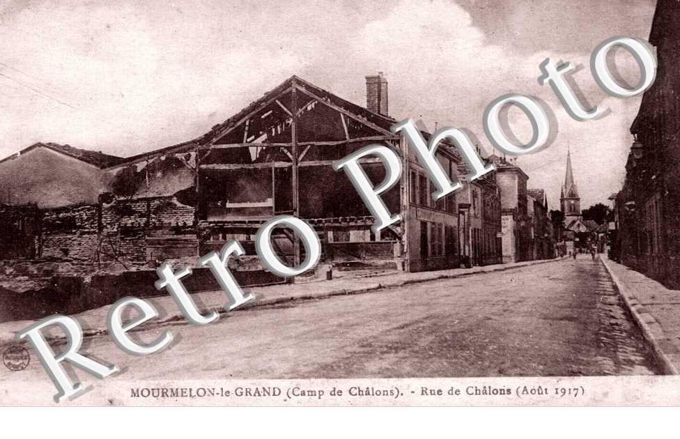 la rue de Chalons (aout 1917)