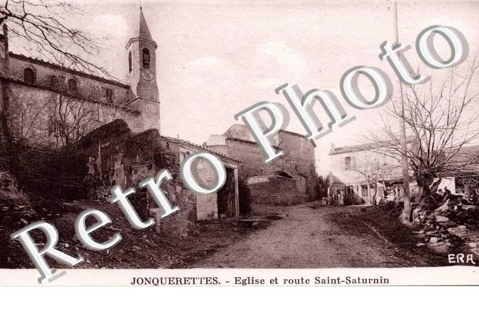 Eglise et Route Saint Saturnin
