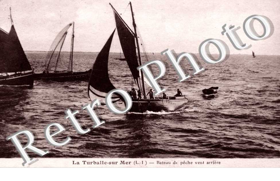 Bateau de peche vent arriere