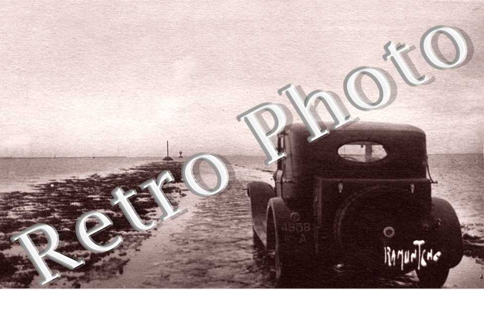 La passe du Gois reliant l&#039;Ile de Noirmoutier a Beauvoir sur Mer
