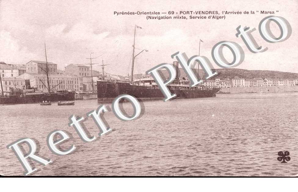 L&#039;arrivee de la "Marsa" (navigation mixte, service d&#039;Alger)