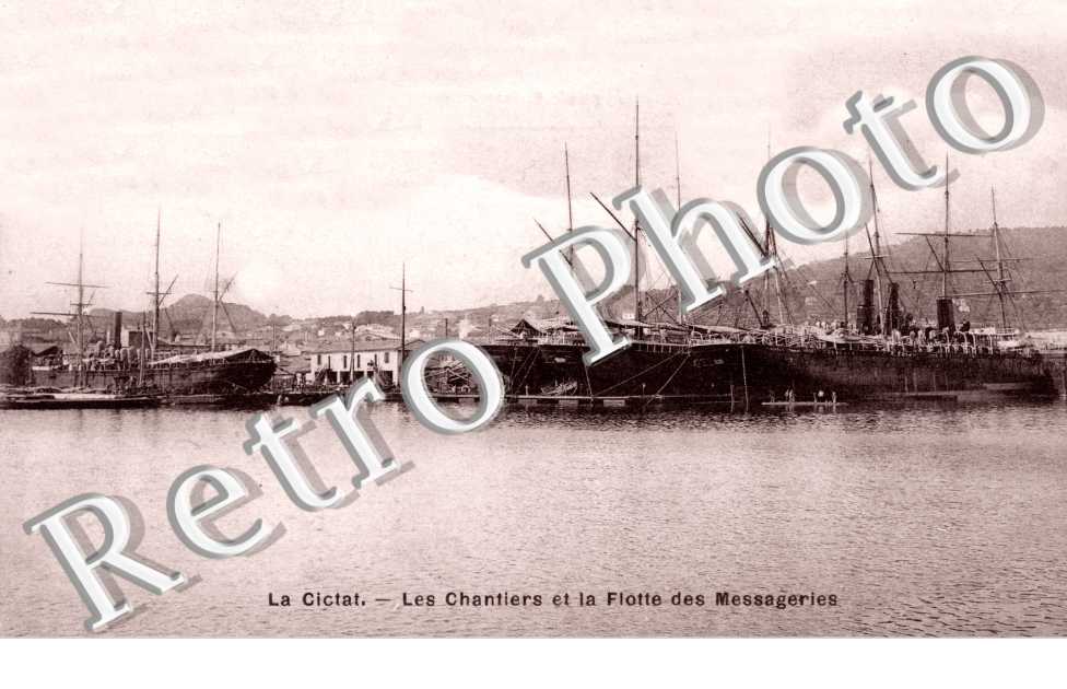 Les chantiers et la flotte des messageries
