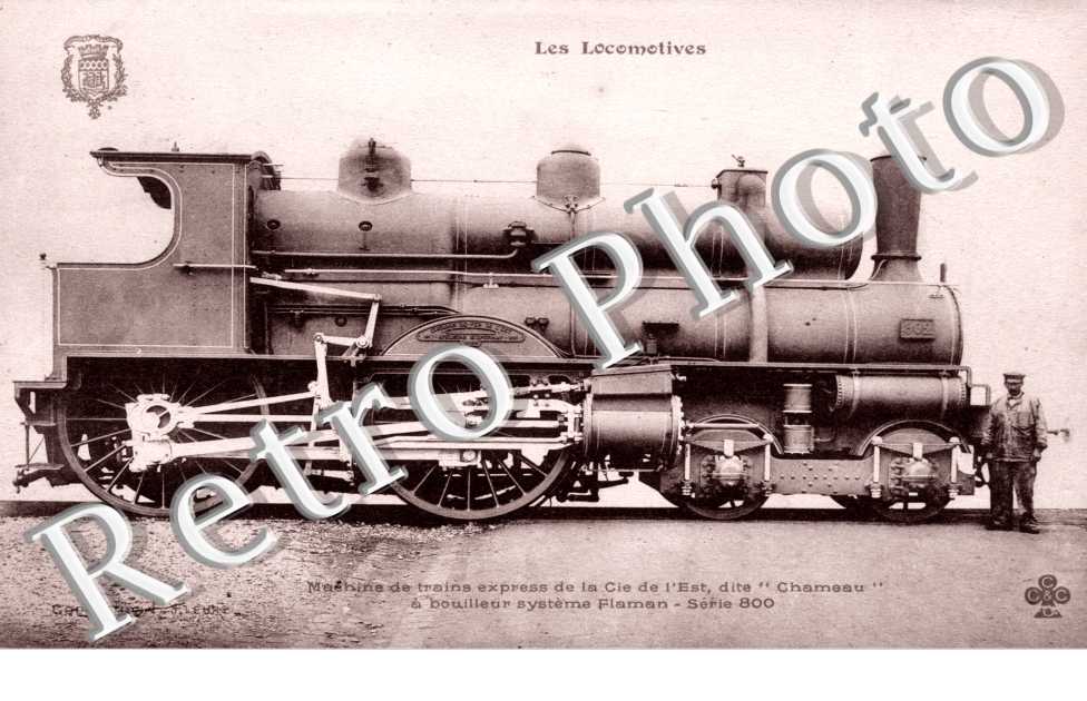 Machine de trains express de la Cie de l&#039;Est dite "Chameau"