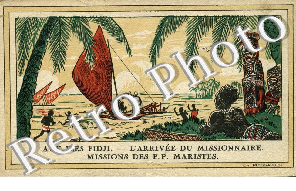 Arrivee du Missionnaire, Missions des P. P. Maristes