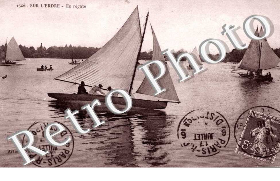 Sur l&#039;Erdre  En regate