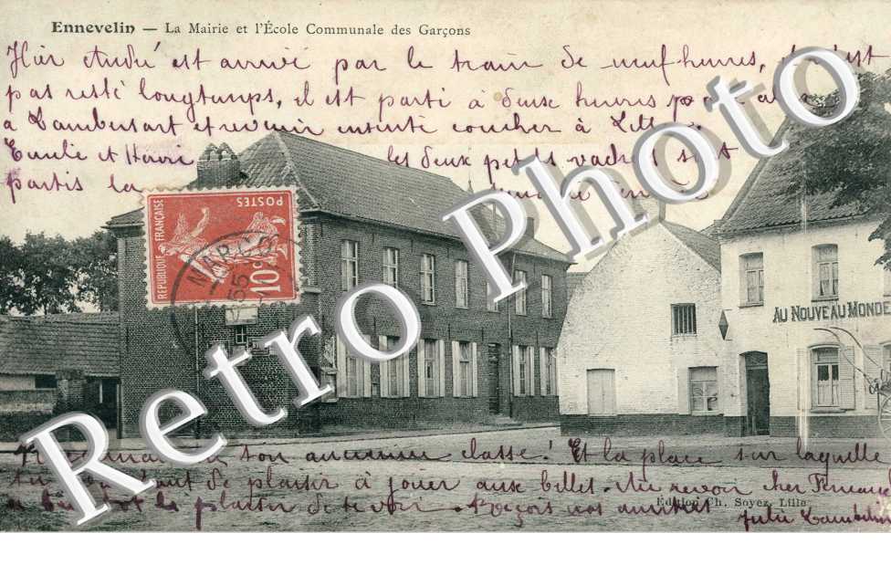 la mairie et l&#039;ecole communale des garcons