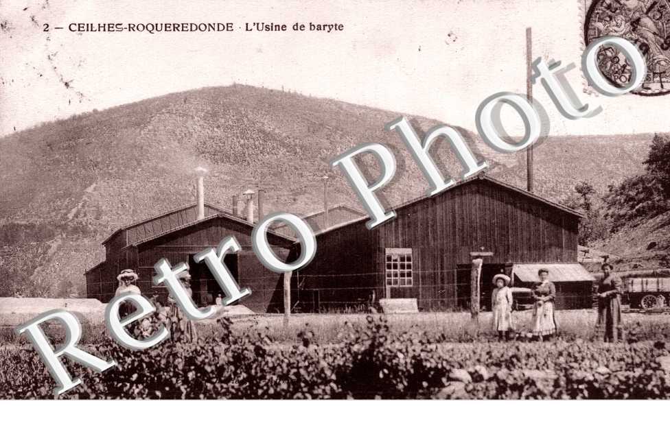 l&#039;usine de baryte CEILHES-ROQUEREDONDE