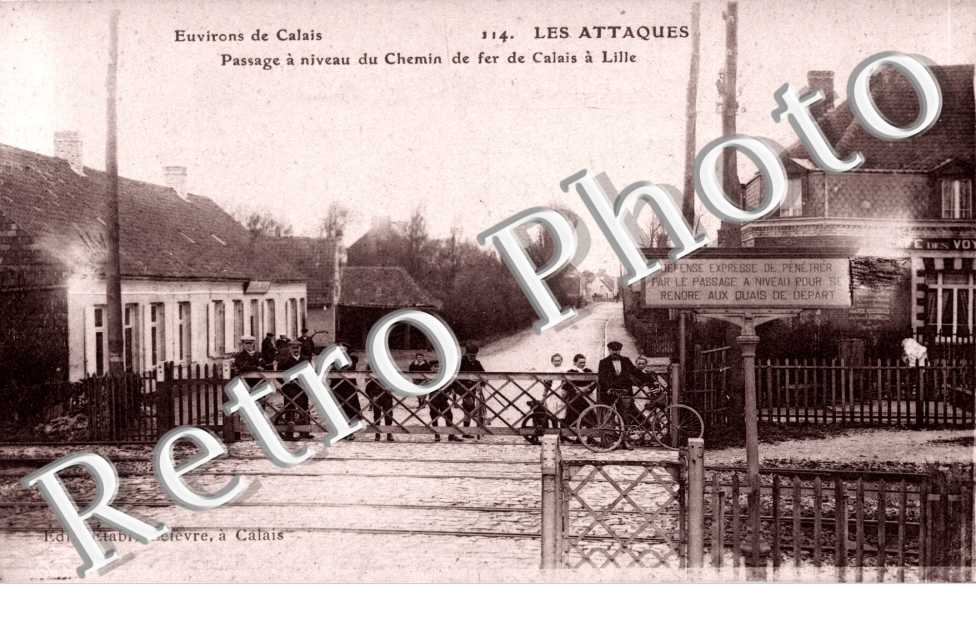 Passage a niveau du chemin de fer