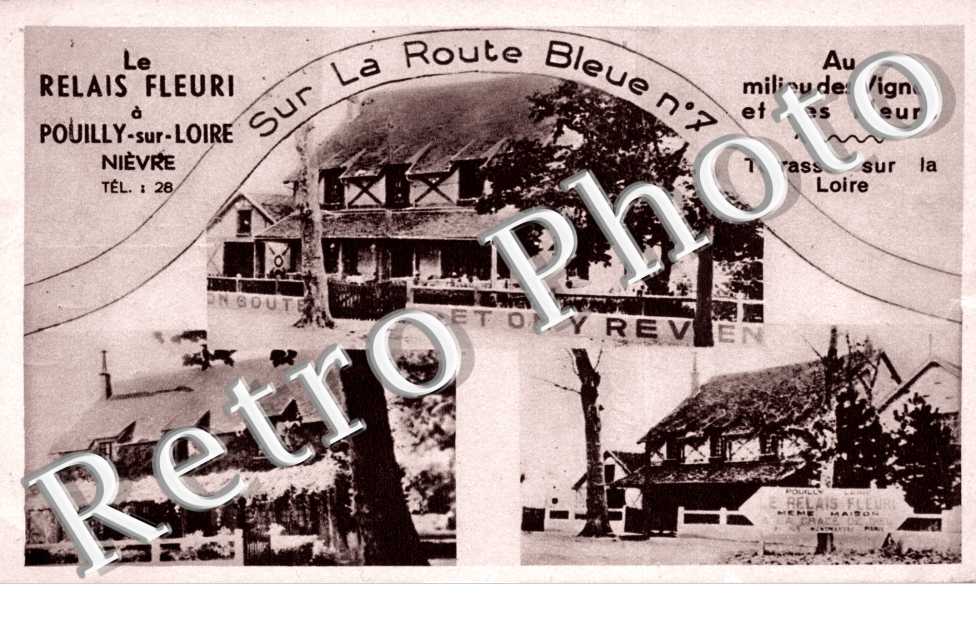 le relais fleuri  Sur la route Bleue nÂ° 7