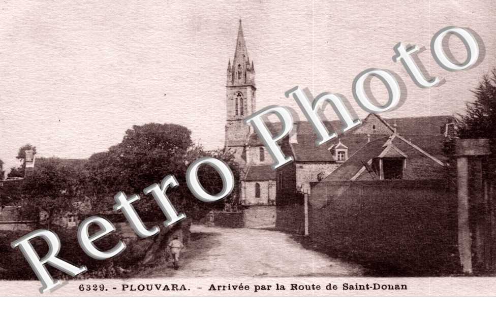 arrivee par la route de Saint-Donan