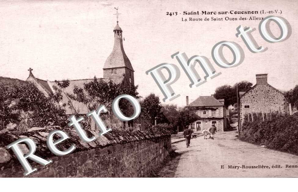 la route de Saint Ouen les Alleux