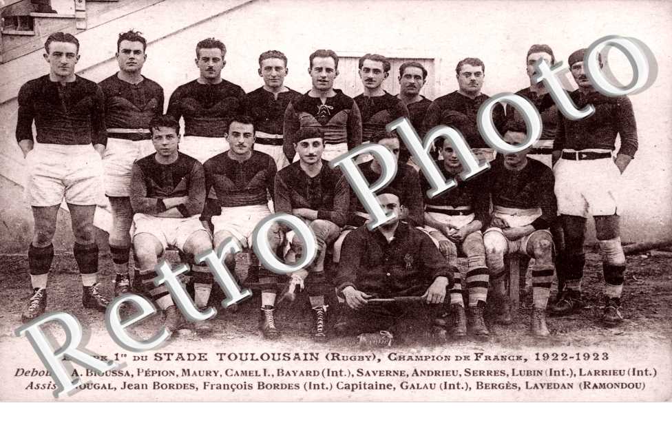 uipe premie du stade Toulousain 1922-1923