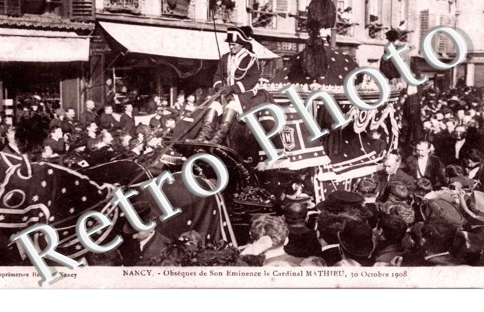 obseques de son eminence le cardinal Mathieu, 30 octobre 1908