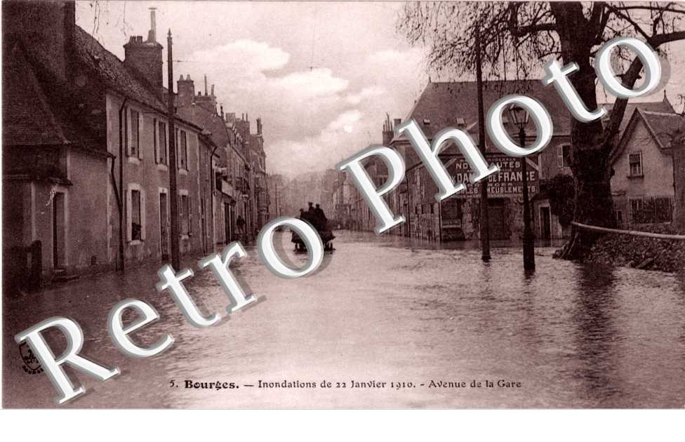 Inondations - avenue de la Gare