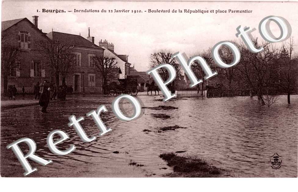Inondations - Bd de la Republique - boulevard Clemenceau