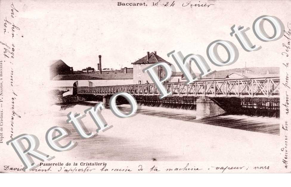 passerelle de la cristallerie