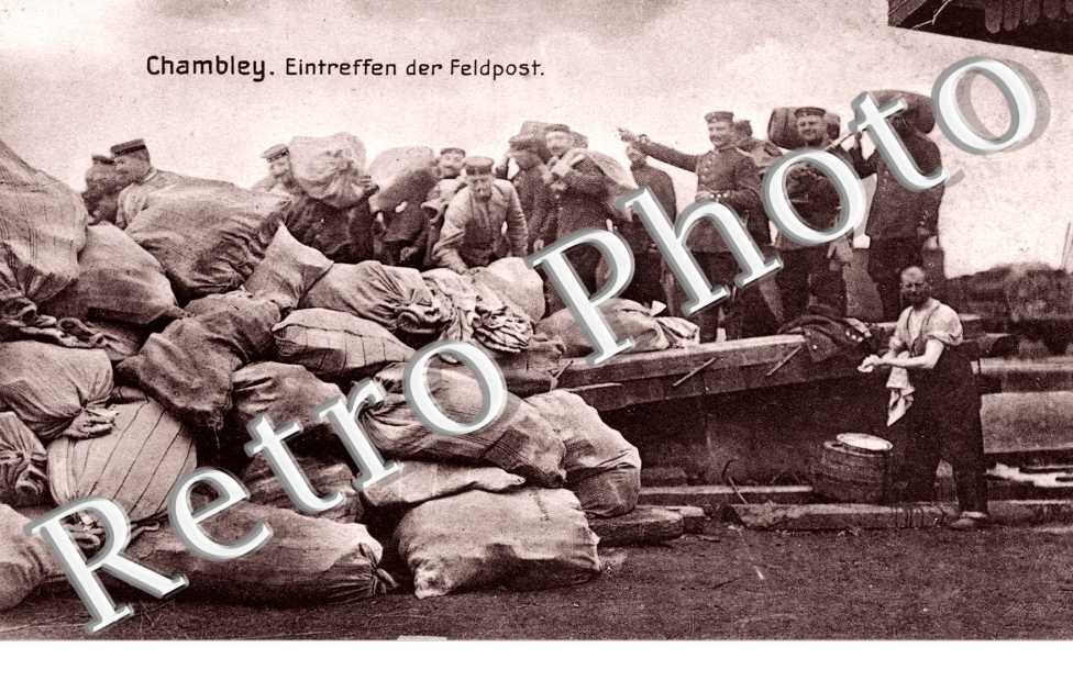Eintreffen der Feldpost 