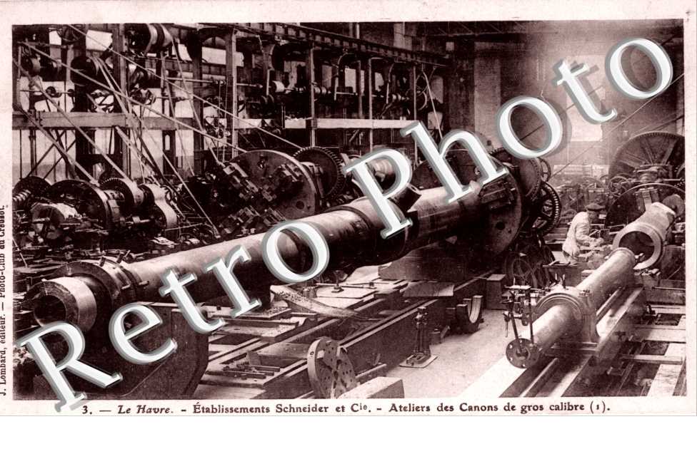 Atelier des canons de gros calibre