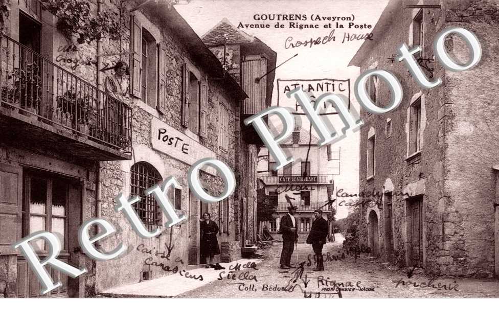 Avenue de Rignac et la poste