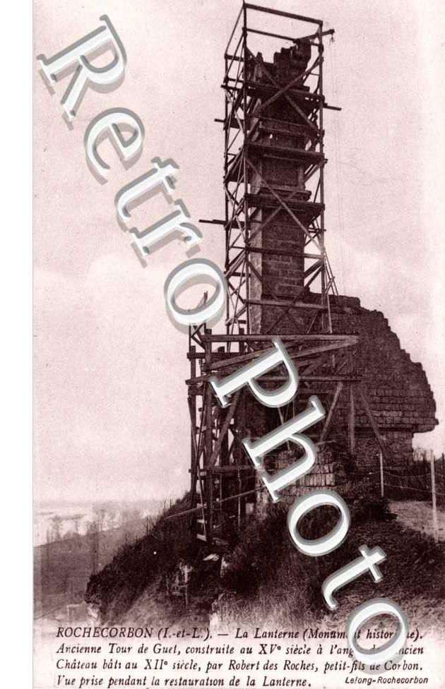la Lanterne pendant sa restauration