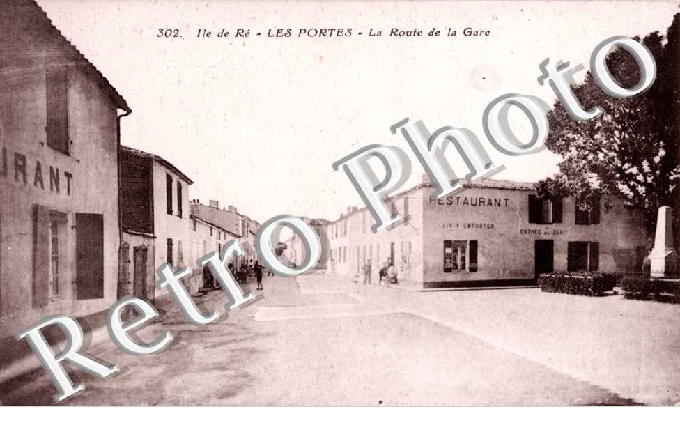 la route de la gare
