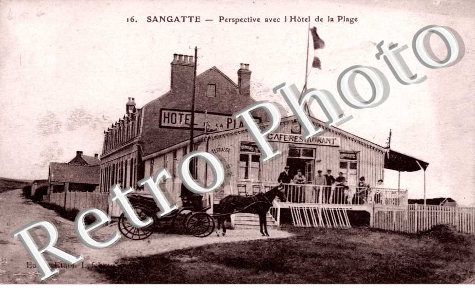 perspective avec l&#039;Hotel de la Plage