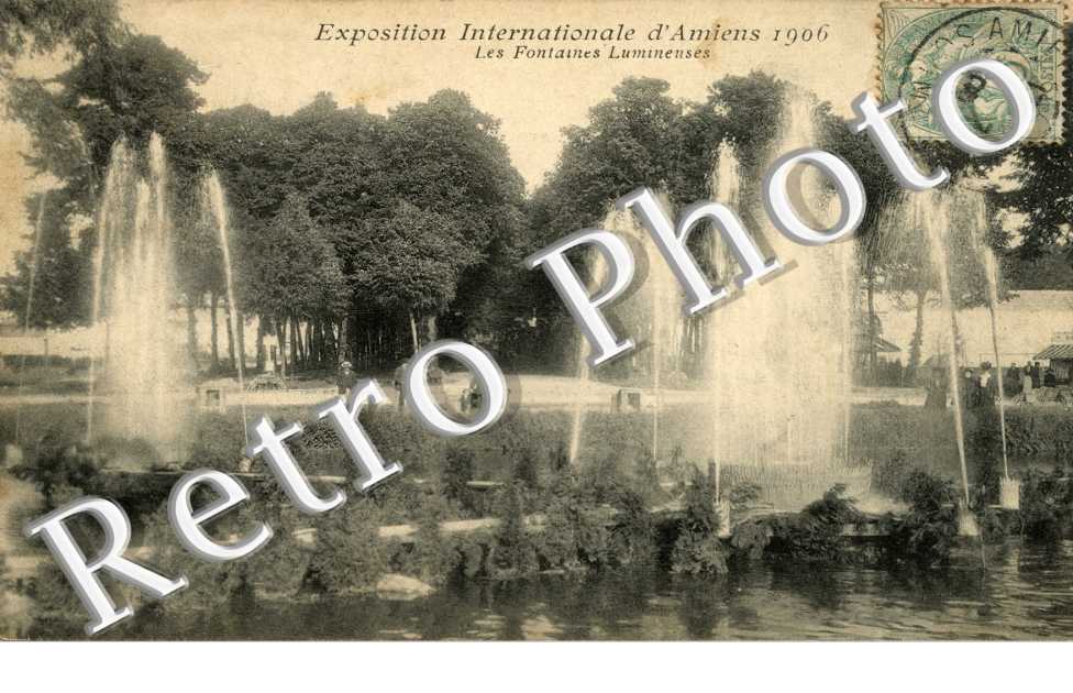 Exposition Internationale 1906 - les fontaines lumineuses