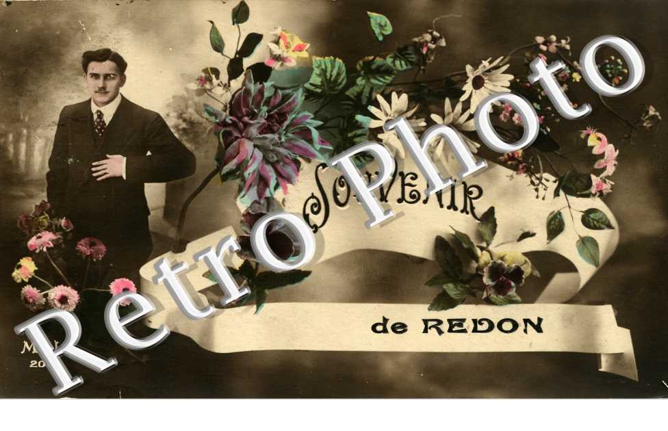 souvenir de Redon carte souvenir