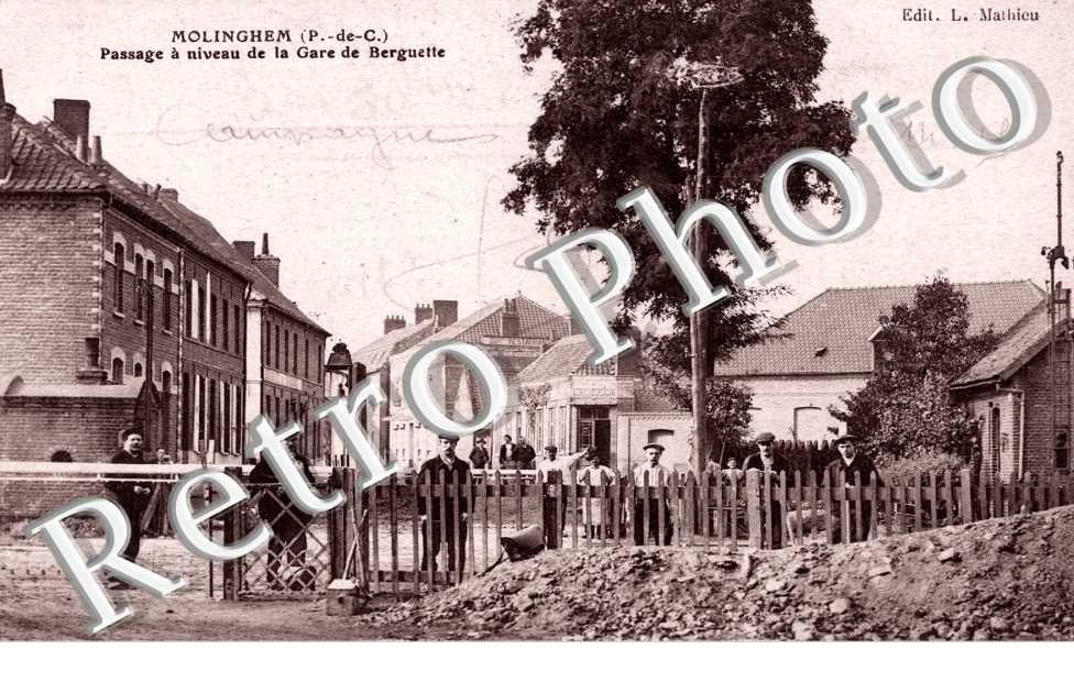 passage a niveau de la gare de Berguette