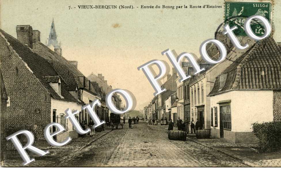 entree du bourg par la route d&#039;Estaires