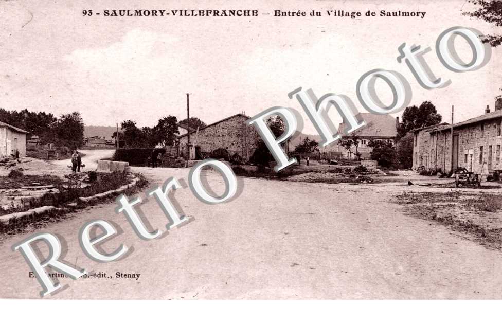 SAULMORY VILLEFRANCHE entree du village