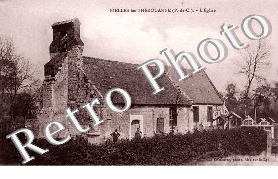 NIELLES LES THEROUANNE  l&#039;eglise