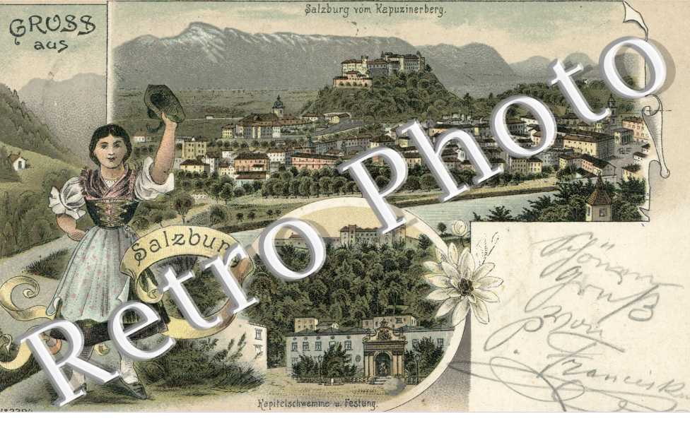 Salzburg vom Kapuzinerberg