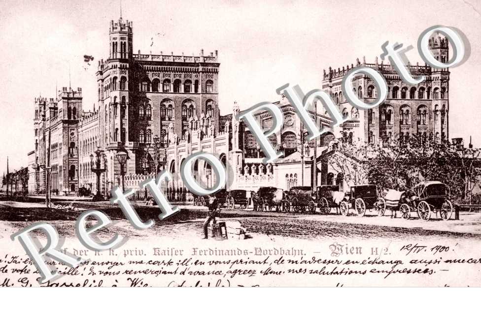 Bahnohf der k. k. priv. Kailer Ferdinands Dordbahn