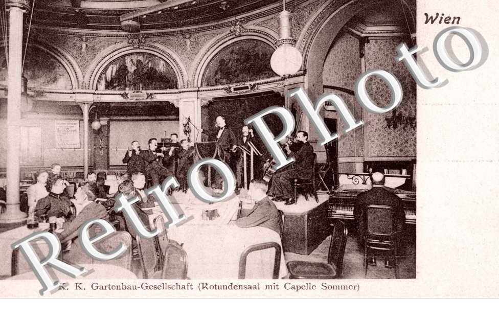 K. K. Gartenbau Gesellschaft (Rotundensaal mit Capelle Sommer)