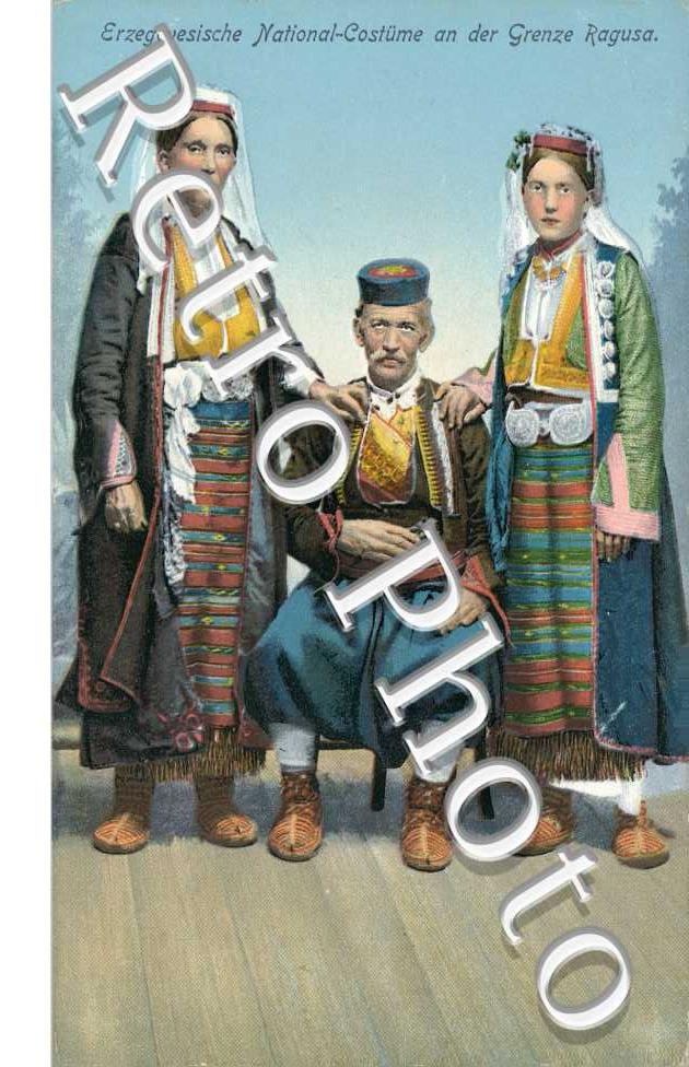 Erzegovesische National Costume an der Grenze Ragusa