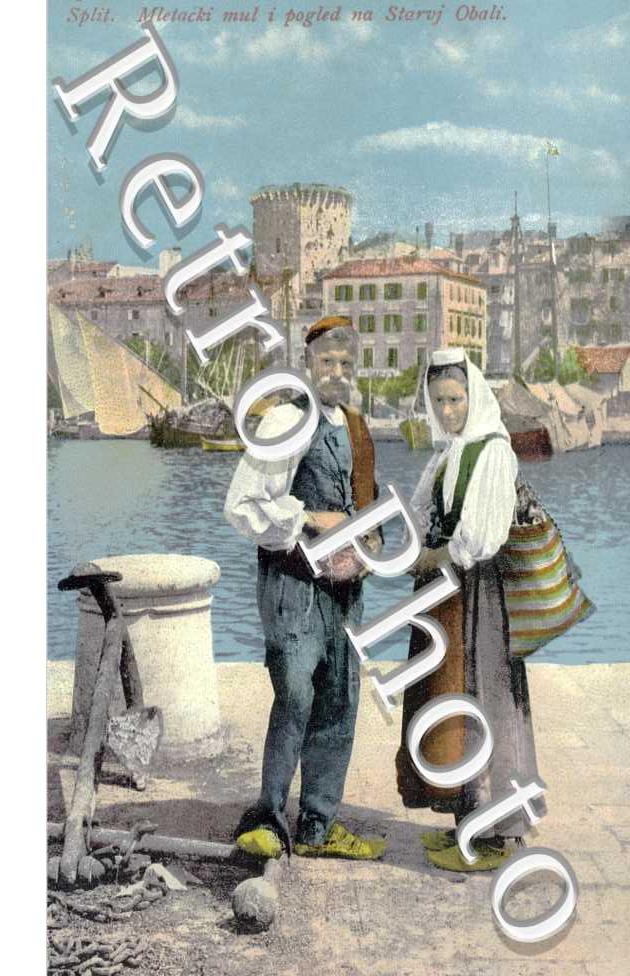 Splalato, Molo veneto e vista alla Riva vecchia
